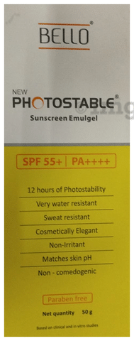 Bello 2025 photostable sunscreen
