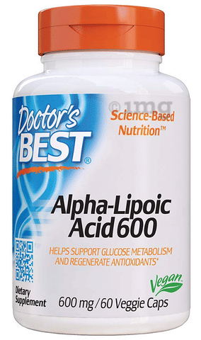 Doctor's Best Alpha-Lipoic Acid 600mg Veggie Cap: Buy bottle ...