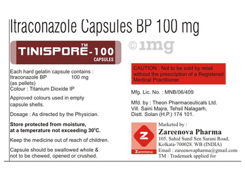 Tinispore 100 Capsule image Tinispore 100 Capsule image