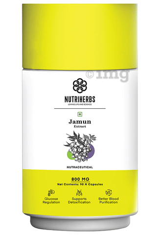 Nutriherbs Jamun Extract 800mg Capsule image