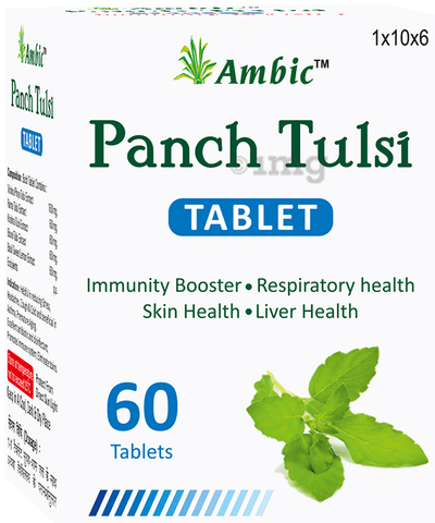 Ambic Panch Tulsi Tablet image Ambic Panch Tulsi Tablet image