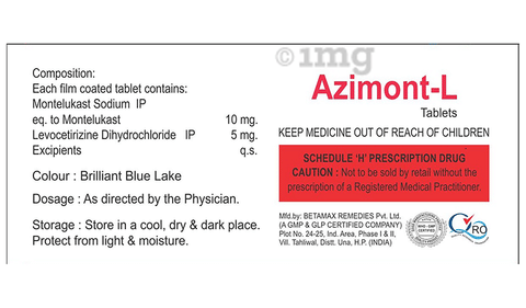Azimont-L Tablet image