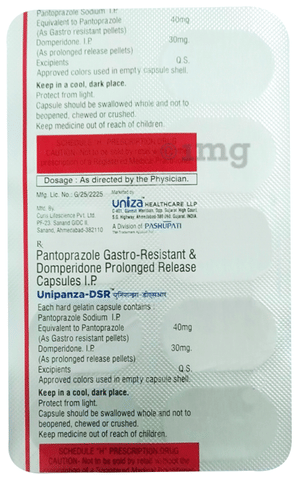 Unipanza-DSR Capsule image Unipanza-DSR Capsule image
