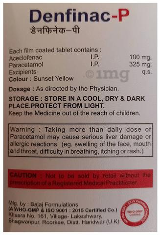 Denfinac-P Tablet image