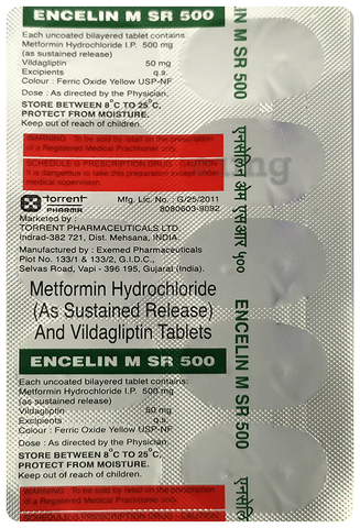 Encelin M SR 500 Tablet
