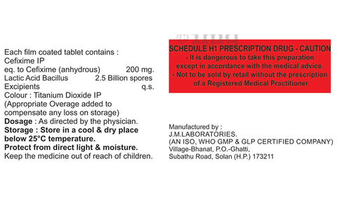 Cefidoq-LB DT Tablet image Cefidoq-LB DT Tablet image