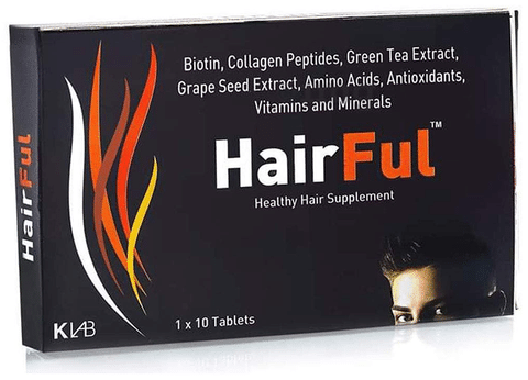 Hairful 10 Tablet For Healthy Hair: Buy strip of 10 tablets at best price  in India | 1mg