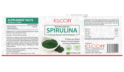 Elcon Spirulina Capsule image Elcon Spirulina Capsule image