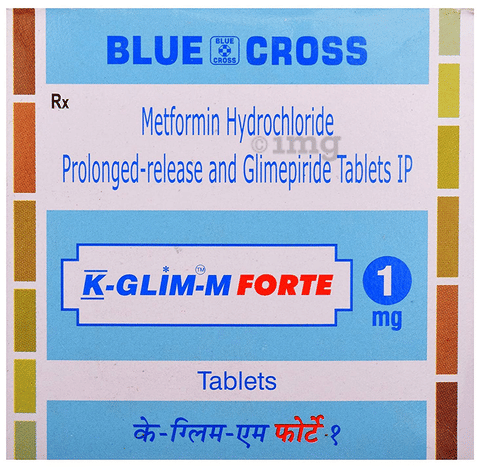 K-Glim-M Forte 1mg Tablet PR