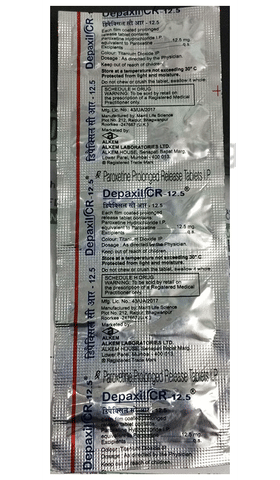 Depaxil CR 12.5 Tablet image