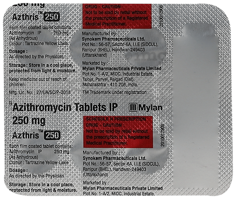 Azthris 250 Tablet image Azthris 250 Tablet image
