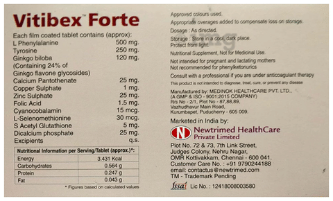 Vitibex Forte Tablet image Vitibex Forte Tablet image