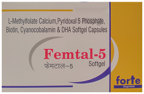 Femtal 5 Softgel image Femtal 5 Softgel image