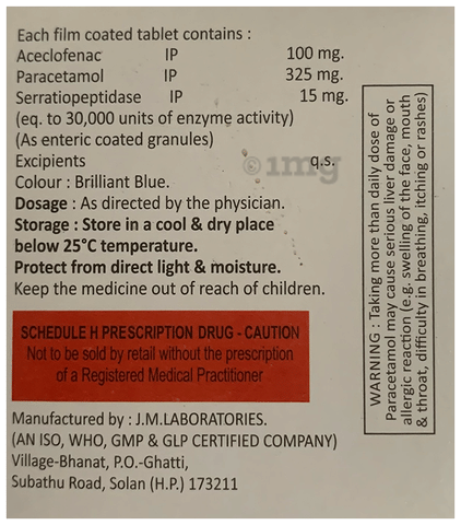 Actofenal PS Tablet image