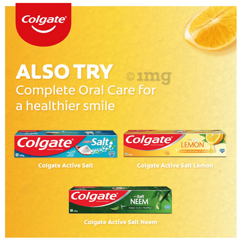 Colgate Active Salt Lemon Toothpaste image