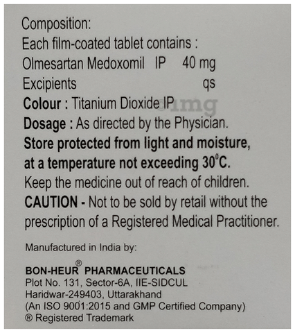 Olmecaid 40 Tablet image