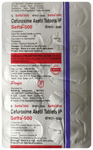 Sefta 500 Tablet image