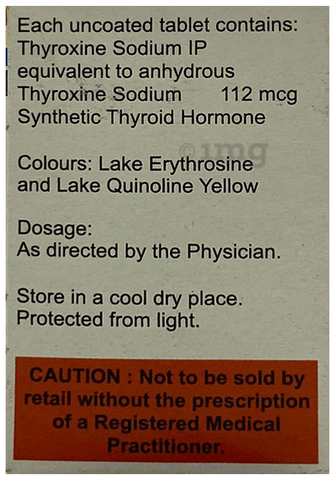 Thyrox 112 Tablet image