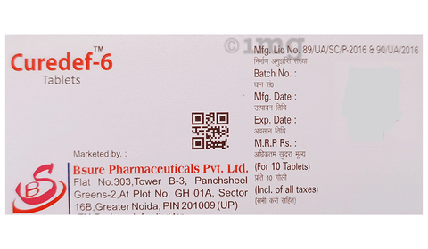 Curedef 6 Tablet image Curedef 6 Tablet image