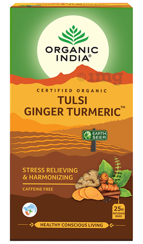 Organic India Tulsi Ginger 25 TB 1 bag x 174g each  Amazonin Health   Personal Care