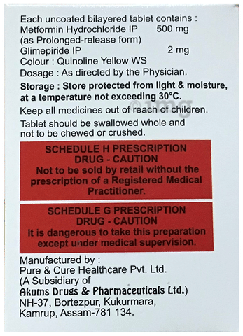 Glimetek-M 2 Tablet PR