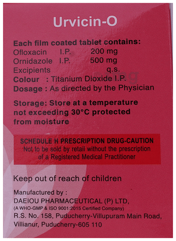 Urvicin-O Tablet image