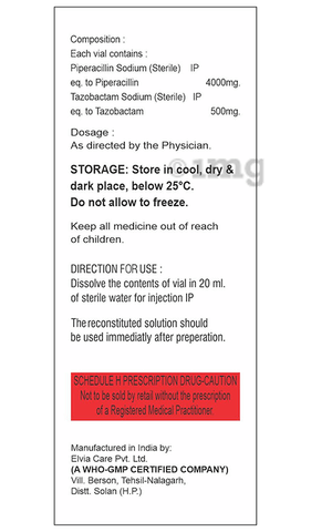 Pipli 4.5gm Injection image Pipli 4.5gm Injection image