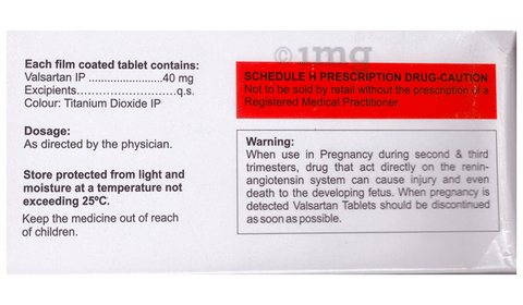 Valembic 40mg Tablet image