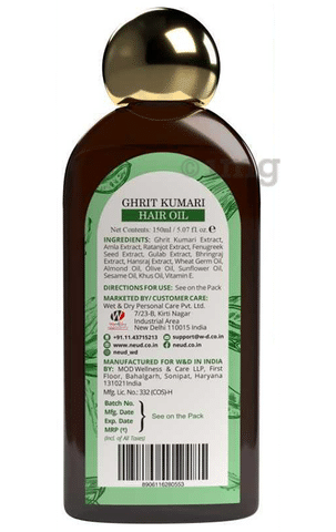 NEUD Ghrit Kumari Hair Oil: Buy bottle of 150 ml Oil at best price in India  | 1mg