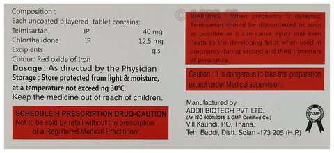 Telmecaid CH40 Tablet