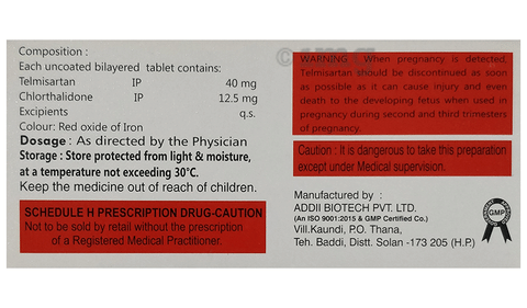 Telmecaid CH40 Tablet image