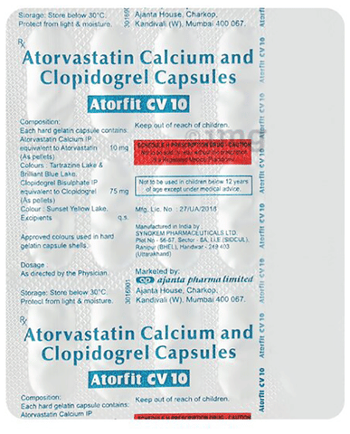 Atorfit CV 10 Capsule image