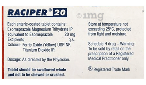 Raciper 20 Tablet image
