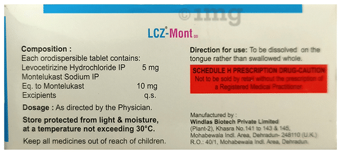 LCZ-Mont OD Tablet