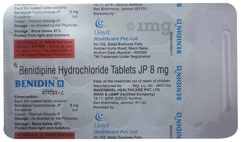 Benidin 8 Tablet image