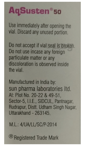 Aqsusten  50 Injection image