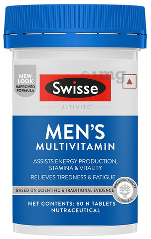 Swisse Ultivite Men's Multivitamin Tablet: Buy bottle of 60 ...