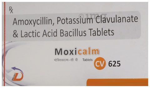 Moxicalm CV 625 Tablet