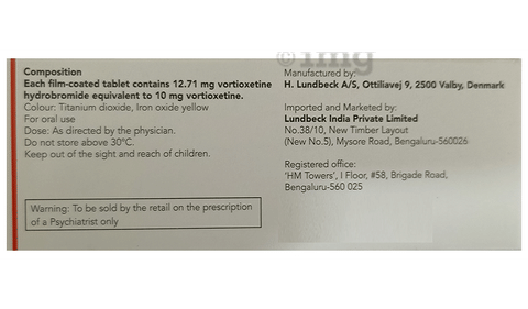 Brintellix 10mg Tablet image Brintellix 10mg Tablet image