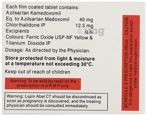 Abel-CT 40mg/12.5mg Tablet image Abel-CT 40mg/12.5mg Tablet image