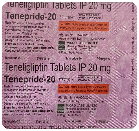 Tenepride 20 Tablet image