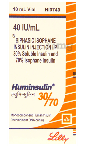Huminsulin  30/70 Solution for Injection 40IU/ml