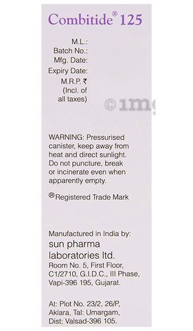 Combitide 125 Inhaler image