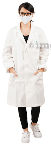 HealtHive Women Lab Coat for Doctors XL White
