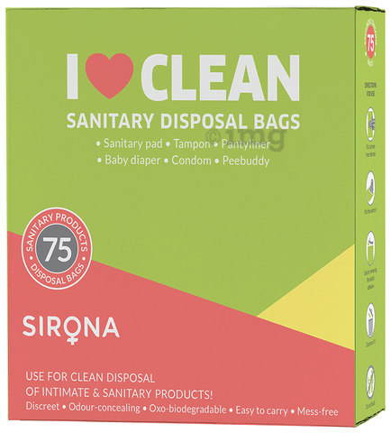 Imvelo Compostable sanitary pad disposal bags  Non Plastic  Non Toxic  5   8