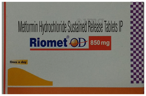 Riomet OD 850mg Tablet SR image Riomet OD 850mg Tablet SR image