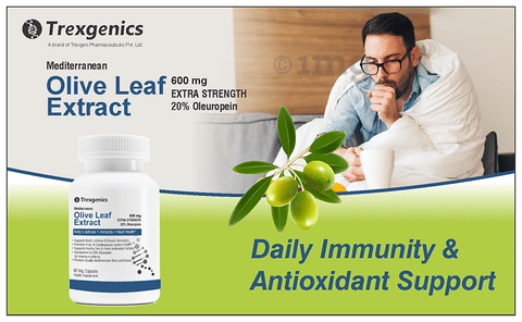 Trexgenics Olive Leaf Extract Veg Capsule image Trexgenics Olive Leaf Extract Veg Capsule image