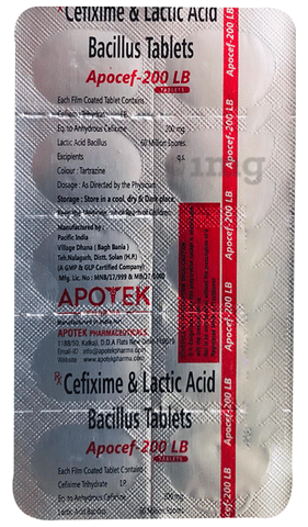 Apocef 200 LB Tablet image
