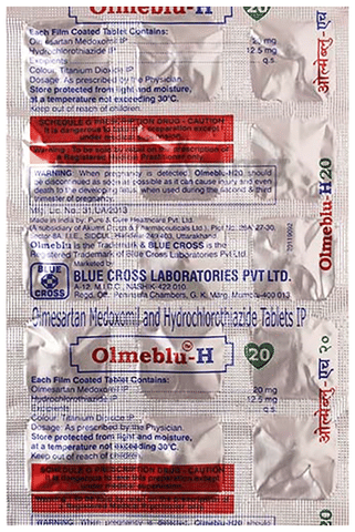 Olmeblu-H 20 Tablet image