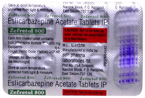 Zefretol 800 Tablet image